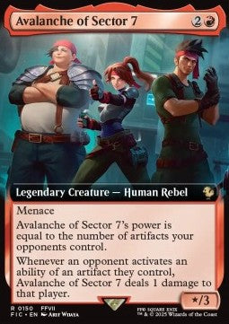 Avalanche of Sector 7 - Commander: Magic: The Gathering - FINAL FANTASY: Extras (Rare) [XFIC-150]