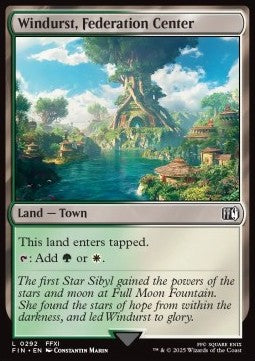 Windurst, Federation Center - Magic: The Gathering - FINAL FANTASY (Land) [FIN-292]