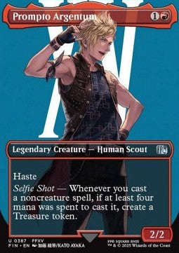 Prompto Argentum (V.1) - Magic: The Gathering - FINAL FANTASY: Extras (Uncommon) [XFIN-387]