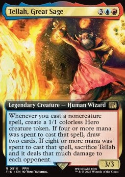 Tellah, Great Sage (V.2) - Magic: The Gathering - FINAL FANTASY: Extras (Rare) [XFIN-510]