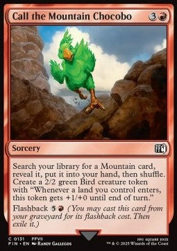 Call the Mountain Chocobo - Magic: The Gathering - FINAL FANTASY (Common) [FIN-131]