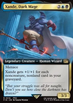 Xande, Dark Mage (V.1) - Magic: The Gathering - FINAL FANTASY: Extras (Rare) [XFIN-516]