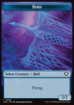 Bird Token (U 2/2) // Pest Token (BG 1/1) - Edge of Eternities: Tokens (Token) [TEOE-CT 3/9]