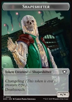 Shapeshifter Token (C */*) // Golem Token (EA 3/3) - Edge of Eternities: Tokens (Token) [TEOE-CT 2/13]
