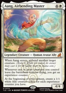 Aang, Airbending Master (V.1) - Magic: The Gathering | Avatar: The Last Airbender: Eternal (Mythic) [TLE-74]