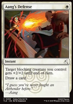 Aang's Defense (V.2) - Magic: The Gathering | Avatar: The Last Airbender: Eternal (Common) [TLE-266]