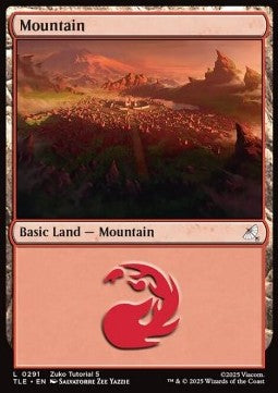 Mountain (V.3) - Magic: The Gathering | Avatar: The Last Airbender: Eternal (Land) [TLE-291]
