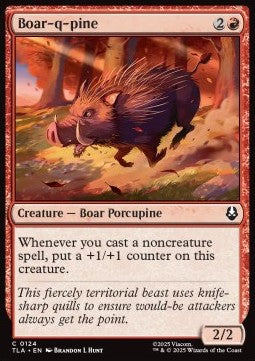 Boar-q-pine - Magic: The Gathering | Avatar: The Last Airbender (Common) [TLA-124]