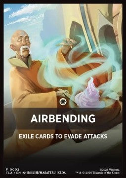 Jumpstart Pack Summary Card: Airbending - Magic: The Gathering | Avatar: The Last Airbender: Extras (Tip Card) [XTLA-F02]