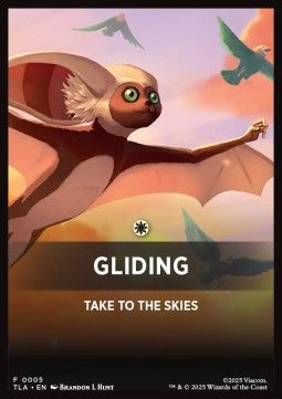 Jumpstart Pack Summary Card: Gliding - Magic: The Gathering | Avatar: The Last Airbender: Extras (Tip Card) [XTLA-F05]