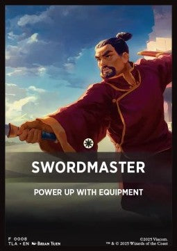 Jumpstart Pack Summary Card: Swordmaster - Magic: The Gathering | Avatar: The Last Airbender: Extras (Tip Card) [XTLA-F08]