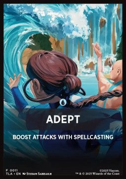 Jumpstart Pack Summary Card: Adept - Magic: The Gathering | Avatar: The Last Airbender: Extras (Tip Card) [XTLA-F11]