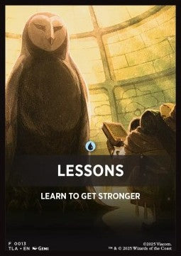 Jumpstart Pack Summary Card: Lessons - Magic: The Gathering | Avatar: The Last Airbender: Extras (Tip Card) [XTLA-F13]