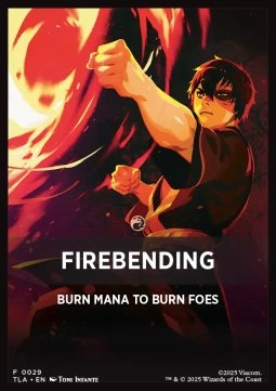 Jumpstart Pack Summary Card: Firebending - Magic: The Gathering | Avatar: The Last Airbender: Extras (Tip Card) [XTLA-F29]