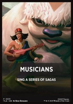 Jumpstart Pack Summary Card: Musicians - Magic: The Gathering | Avatar: The Last Airbender: Extras (Tip Card) [XTLA-F31]