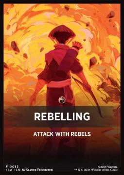 Jumpstart Pack Summary Card: Rebelling - Magic: The Gathering | Avatar: The Last Airbender: Extras (Tip Card) [XTLA-F33]