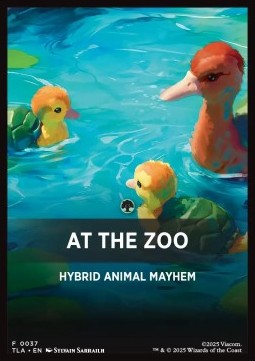 Jumpstart Pack Summary Card: At The Zoo - Magic: The Gathering | Avatar: The Last Airbender: Extras (Tip Card) [XTLA-F37]