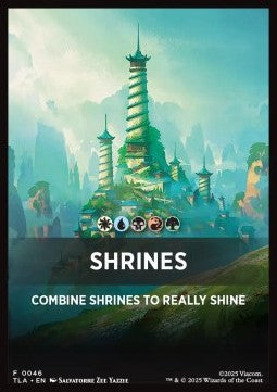 Jumpstart Pack Summary Card: Shrines - Magic: The Gathering | Avatar: The Last Airbender: Extras (Tip Card) [XTLA-F46]