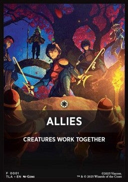 Beginner Box Theme Card: Allies - Magic: The Gathering | Avatar: The Last Airbender: Extras (Tip Card) [XTLA-BF01]