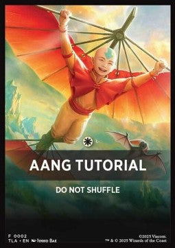 Beginner Box Theme Card: Aang Tutorial - Magic: The Gathering | Avatar: The Last Airbender: Extras (Tip Card) [XTLA-BF02]