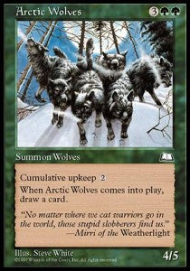 Arctic Wolves - Weatherlight (Uncommon)