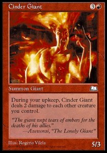 Cinder Giant - Weatherlight (Uncommon)