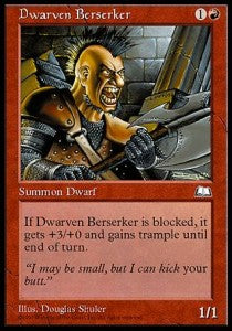Dwarven Berserker - Weatherlight (Common)