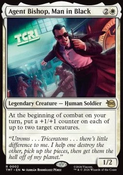 Agent Bishop, Man in Black - Teenage Mutant Ninja Turtles (Rare) [TMT-2]