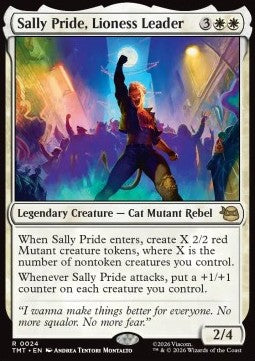 Sally Pride, Lioness Leader - Teenage Mutant Ninja Turtles (Rare) [TMT-24]