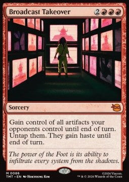 Broadcast Takeover - Teenage Mutant Ninja Turtles (Mythic) [TMT-86]