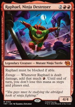 Raphael, Ninja Destroyer - Teenage Mutant Ninja Turtles (Mythic) [TMT-102]