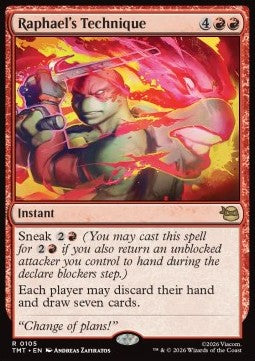 Raphael's Technique - Teenage Mutant Ninja Turtles (Rare) [TMT-105]