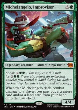 Michelangelo, Improviser - Teenage Mutant Ninja Turtles (Mythic) [TMT-119]