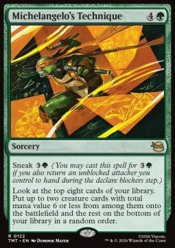 Michelangelo's Technique - Teenage Mutant Ninja Turtles (Rare) [TMT-122]