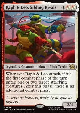 Raph & Leo, Sibling Rivals - Teenage Mutant Ninja Turtles (Rare) [TMT-166]
