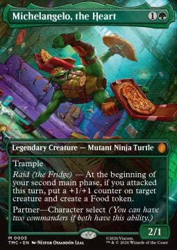 Michelangelo, the Heart - Commander: Teenage Mutant Ninja Turtles (Mythic) [TMC-5]
