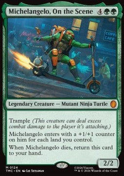 Michelangelo, On the Scene - Commander: Teenage Mutant Ninja Turtles: Extras (Mythic) [XTMC-124]