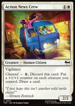 Action News Crew - Teenage Mutant Ninja Turtles (Common) [TMT-1]