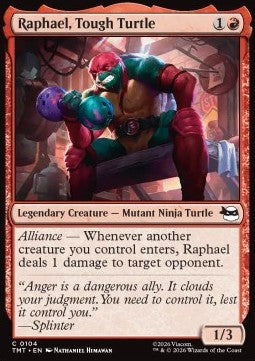 Raphael, Tough Turtle - Teenage Mutant Ninja Turtles (Common) [TMT-104]