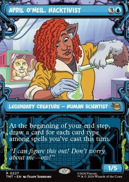 April O'Neil, Hacktivist (V.1) - Teenage Mutant Ninja Turtles: Extras (Rare) [XTMT-227]