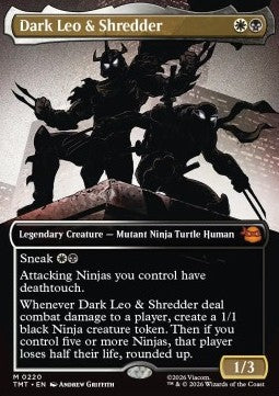 Dark Leo & Shredder (V.1) - Teenage Mutant Ninja Turtles: Extras (Mythic) [XTMT-220]