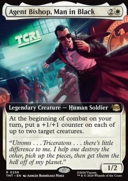 Agent Bishop, Man in Black - Teenage Mutant Ninja Turtles: Extras (Rare) [XTMT-258]