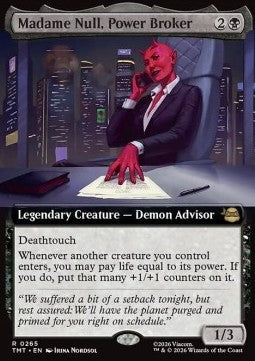 Madame Null, Power Broker - Teenage Mutant Ninja Turtles: Extras (Rare) [XTMT-265]