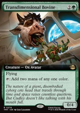 Transdimensional Bovine - Teenage Mutant Ninja Turtles: Extras (Rare) [XTMT-274]