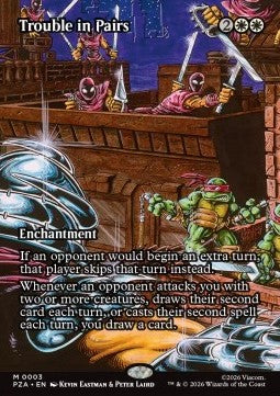 Trouble in Pairs - Teenage Mutant Ninja Turtles: Source Material Cards (Mythic) [PZA-3]
