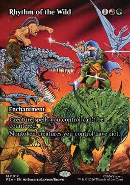 Rhythm of the Wild - Teenage Mutant Ninja Turtles: Source Material Cards (Mythic) [PZA-12]