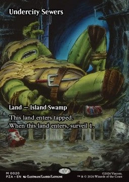 Undercity Sewers - Teenage Mutant Ninja Turtles: Source Material Cards (Mythic) [PZA-20]