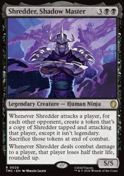 Shredder, Shadow Master - Commander: Teenage Mutant Ninja Turtles (Rare) [TMC-20]