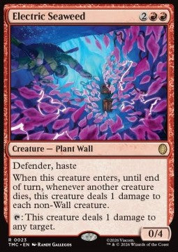 Electric Seaweed - Commander: Teenage Mutant Ninja Turtles (Rare) [TMC-23]