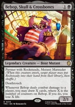 Bebop, Skull & Crossbones - Commander: Teenage Mutant Ninja Turtles (Rare) [TMC-15]